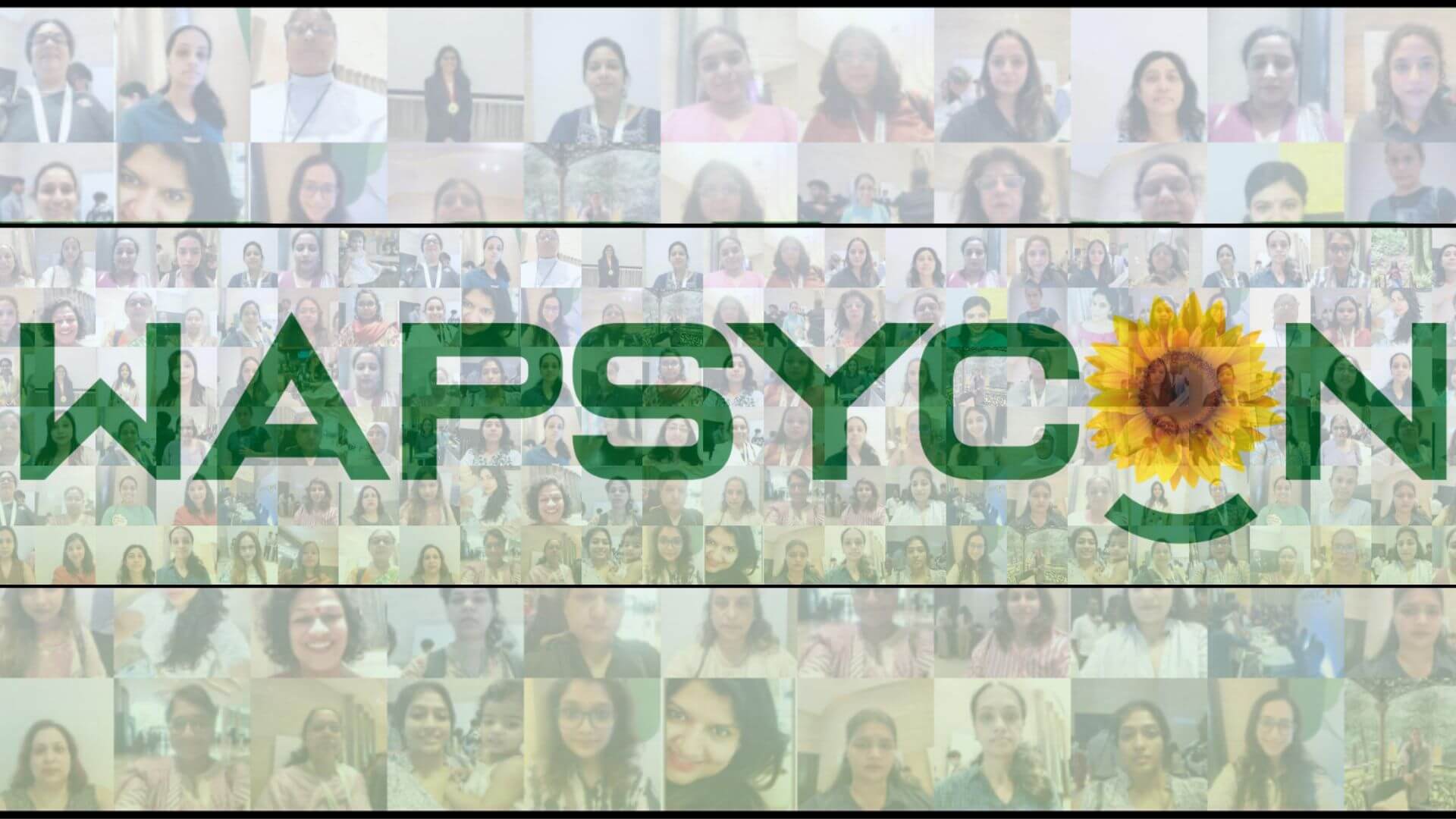 photo mosaic wall for WAPSYCON by Quenth